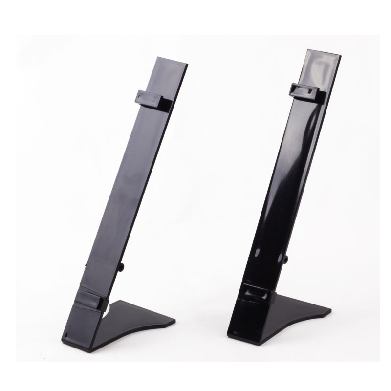TMJ PP- 587 Clear Acrylic Single Watch Displayer Curved Plastic Wrist Watch Survices Stands